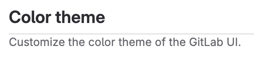 UI text - Color Theme